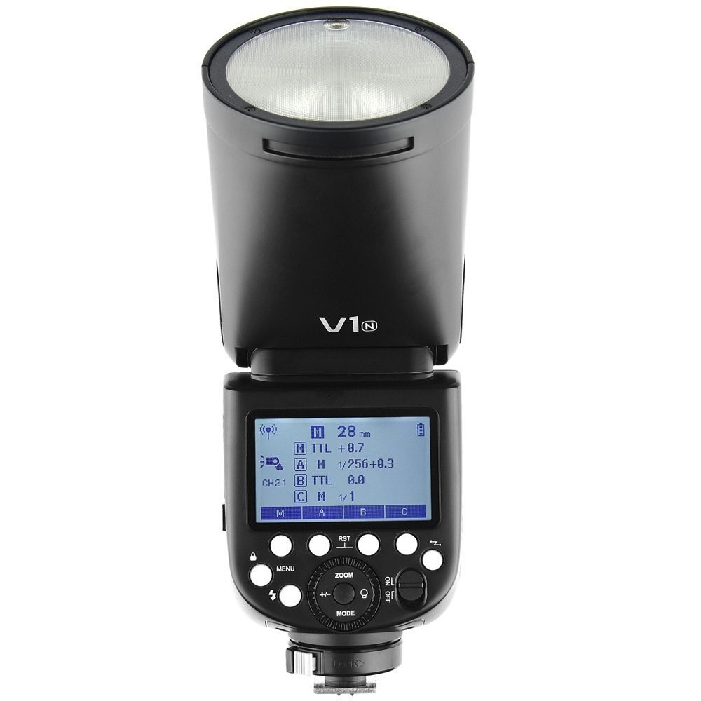 Godox V1-N Flash Speedlite for Nikon, 76Ws 2.4G X Wireless TTL 1/8000 HSS Flash