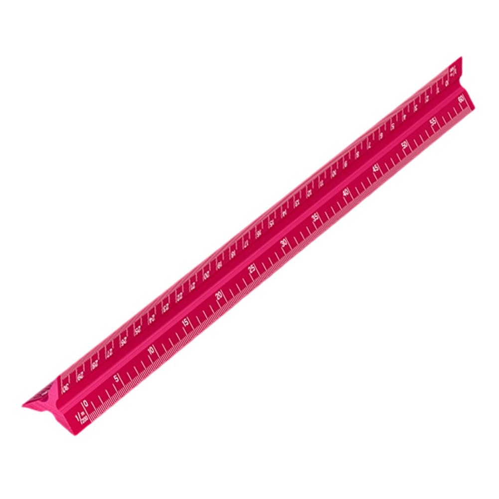 Engineer Scale Ruler Triangular Metal Aluminum Alloy for Drafting and Plans