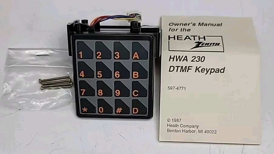 Heath HWA 230 DTMF KEYPAD For HWS-2 & HWS-4 HT's
