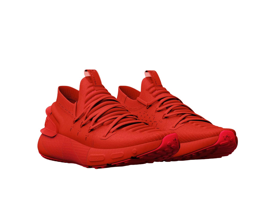 UNDER ARMOUR WOMENS TENNIS SHOE RED UA W HOVR PHANOM 3, 3025517-600