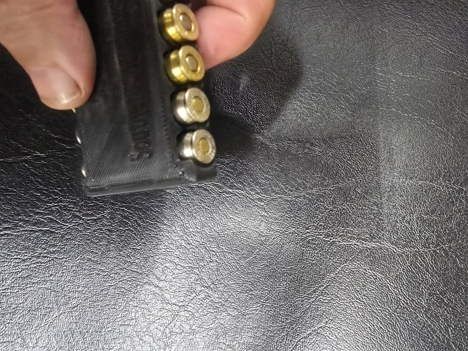 380 ACP Shell Holder For Pocket Carry. DESIGNED FOR EDC Holds 12 Shells Black