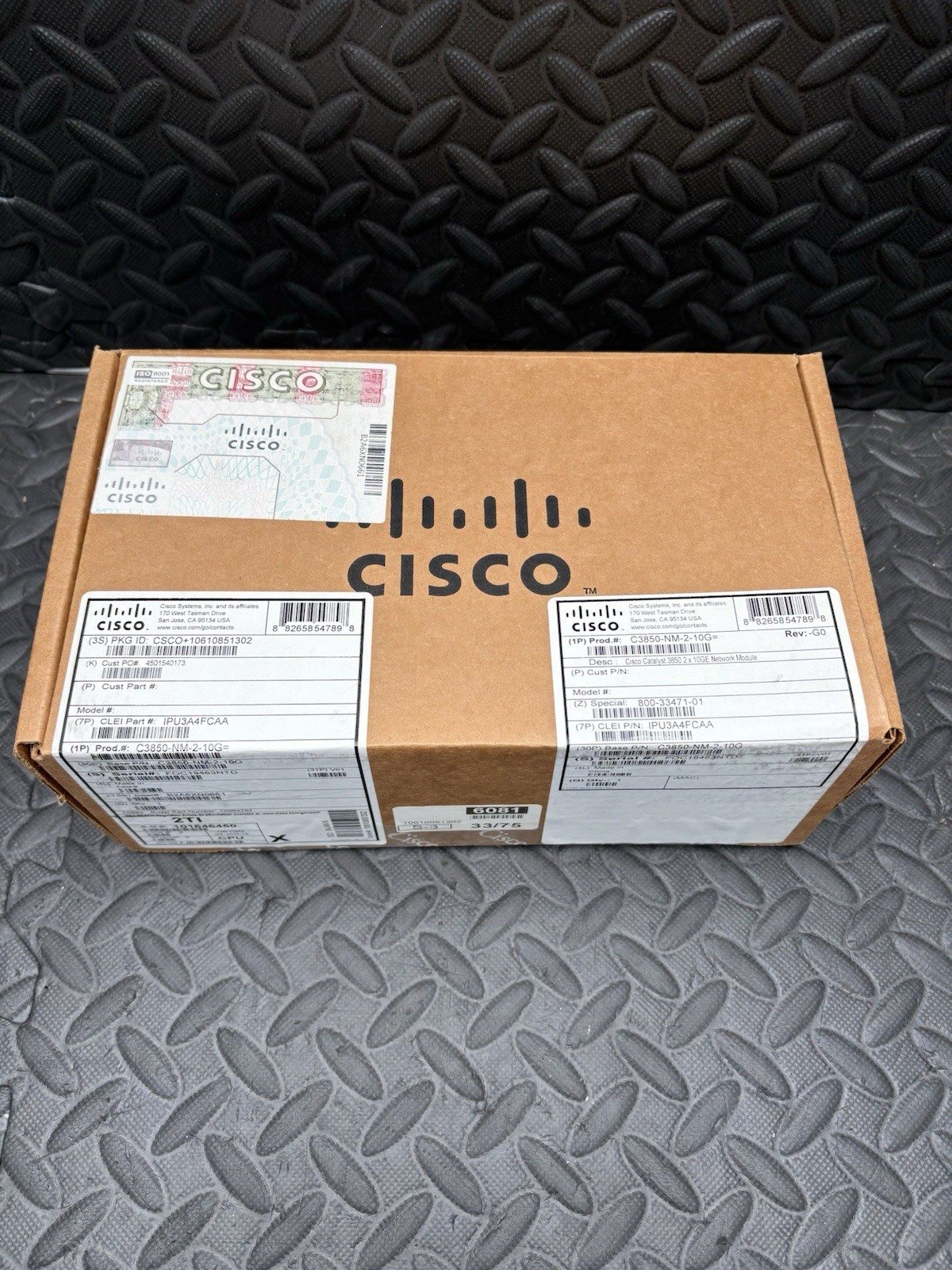 Cisco C3850 10GE SFP Network Module C3850-NM-2-10G SEALED