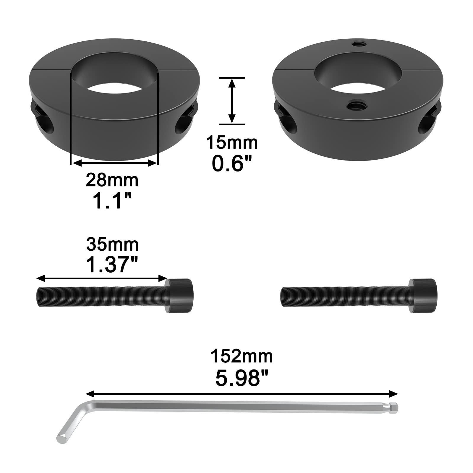 Gas Lift Cylinder Removal Tools 28mm/1.1inch Removal Tools Sets For Replace Offi