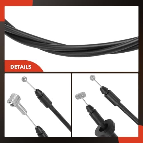 Front Hood Latch Release Cable Without Handle Compatible with Kia | for Forte