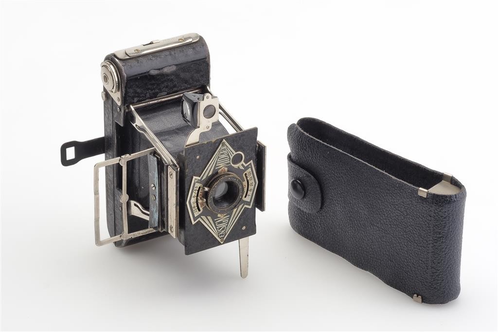 Houghton Ensign Midget Model "55" Black #H3487 Miniature Cam