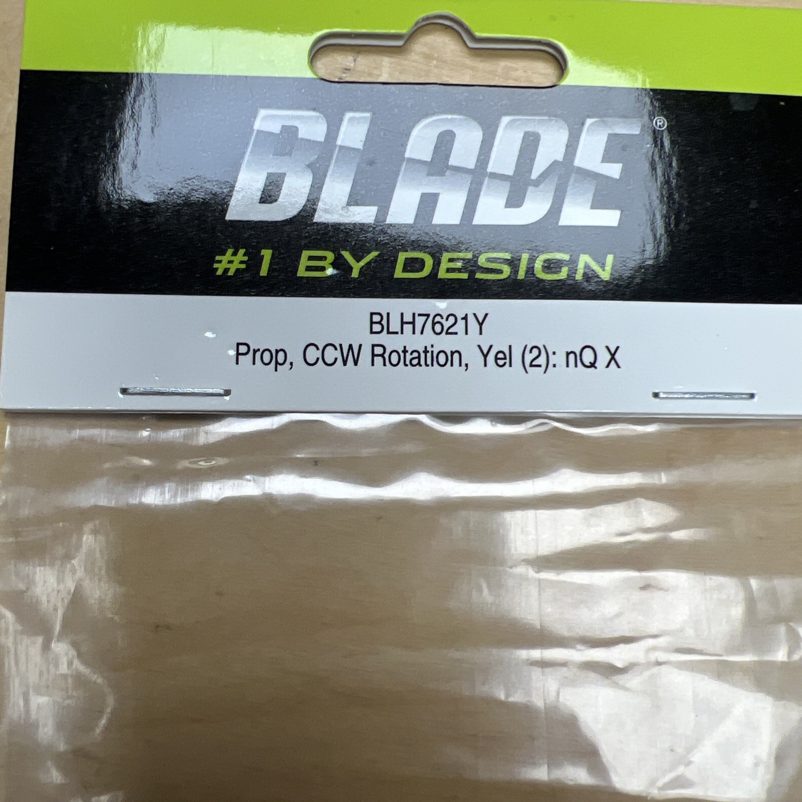 Blade Prop Counter-Clockwise Rotation Yel (2): N BLH7621Y