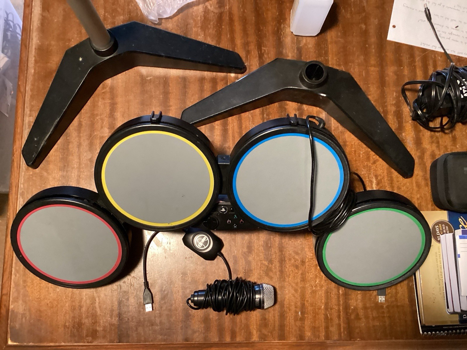 PlayStation Ps2 Ps3 Band Drums Microphone Game