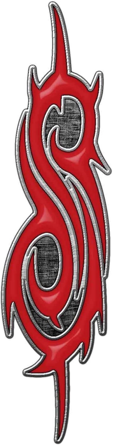 Authentic Slipknot Red Tribals Band Logo Pin Badge NEW