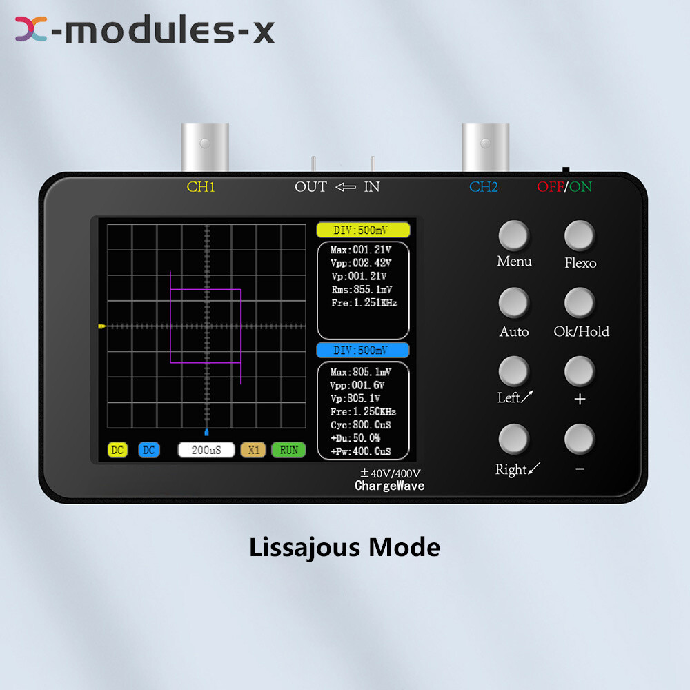Digital Oscilloscope 10MHz Bandwidth 2 Channel Oscilloscope Signal Generator New