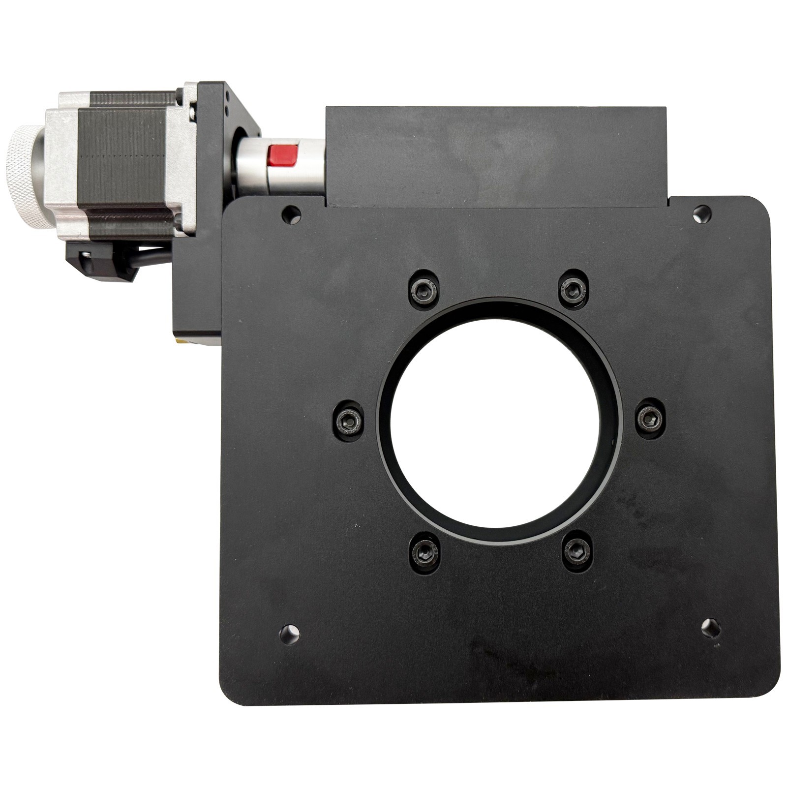 Two-Phase Stepper Driver Motorized Precision Rotary Table Worm Gear Drive