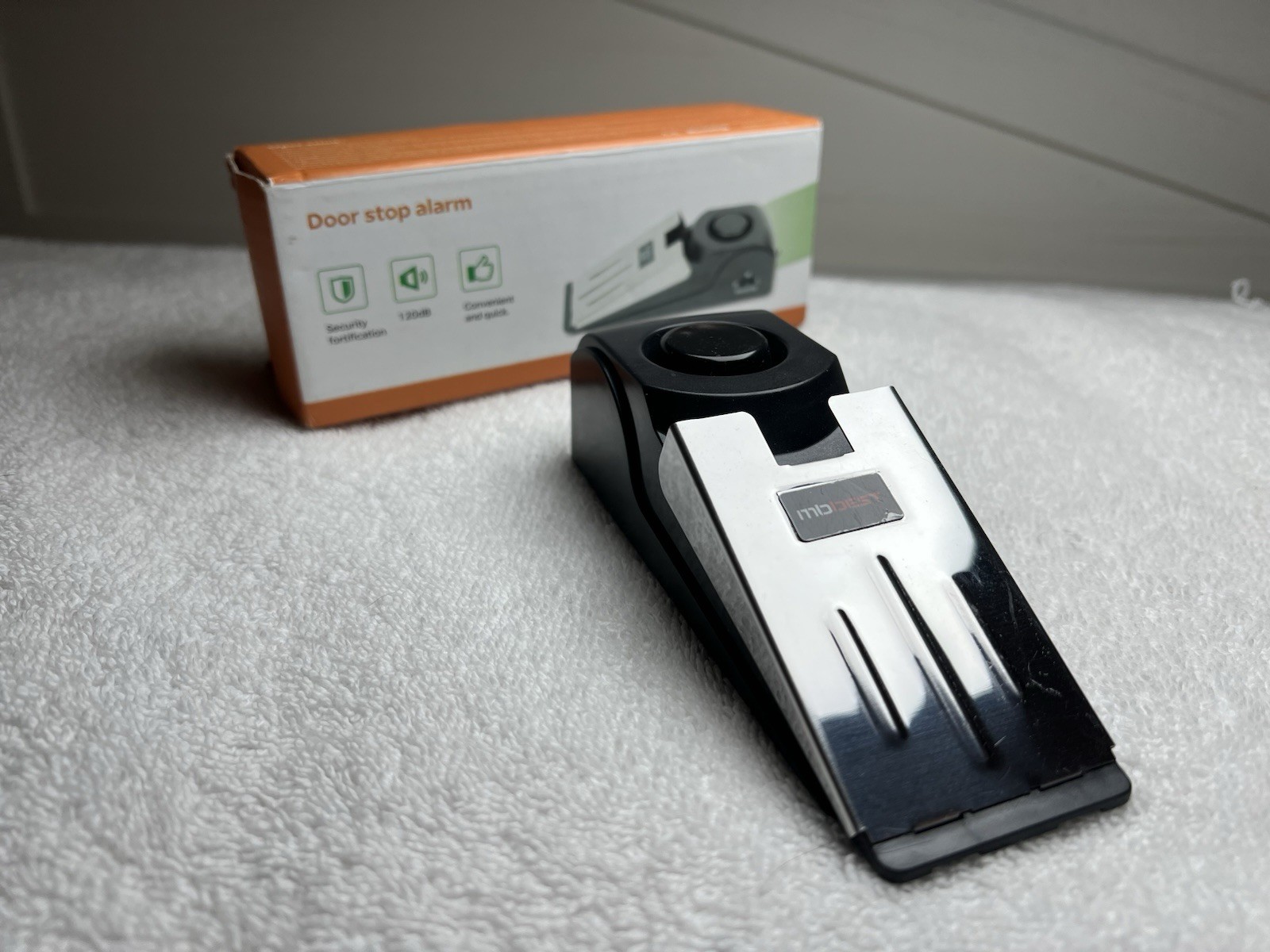 RoHS Door Stopper Alarm 120 Db Loud Travelling Doorstop Home Apartment Hotel