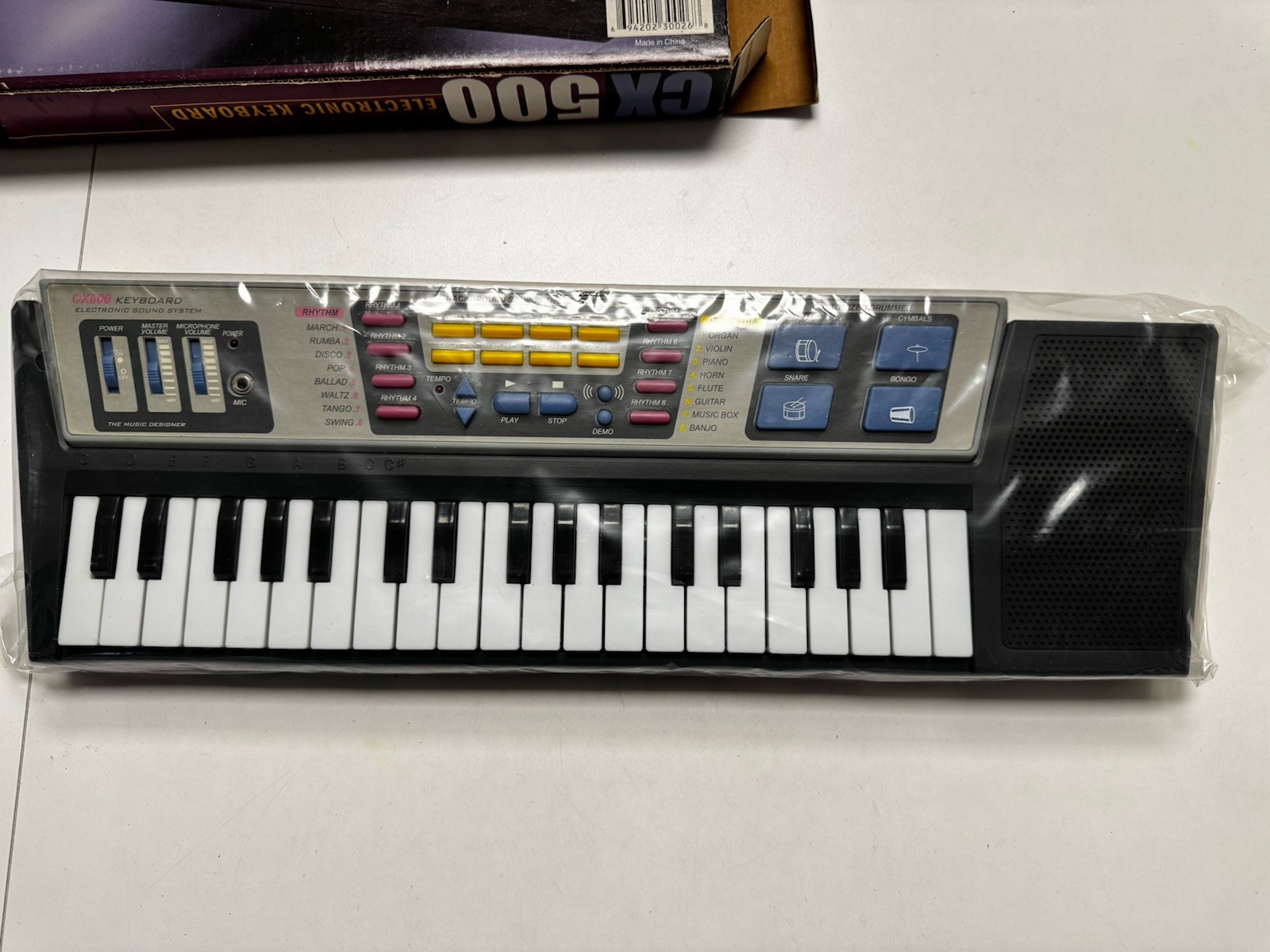 CX-500 Electronic Keyboard The Music Designer Piano Vintage Band In A Box