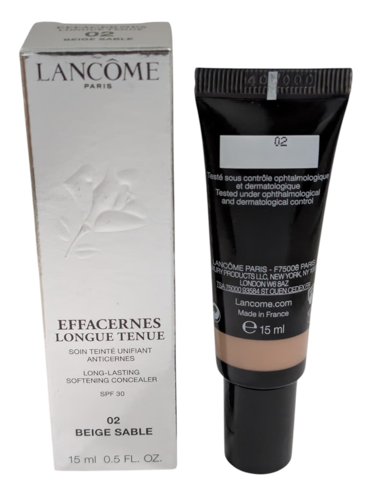 Lancome Effacernes Long Tenue Concealer SPF30 #02 Beige Sable