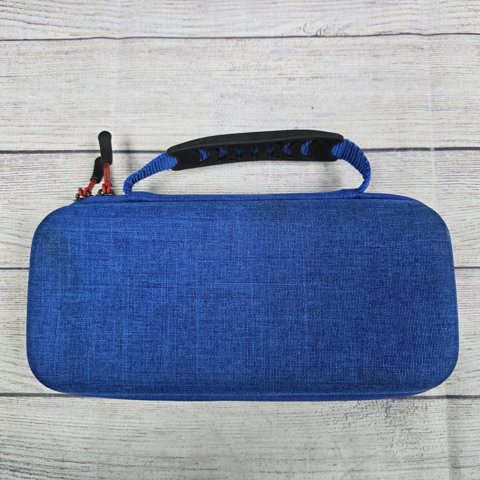 Yok Nintendo Switch Blue And Red Nylon Hard Shell Zip Carrying Case