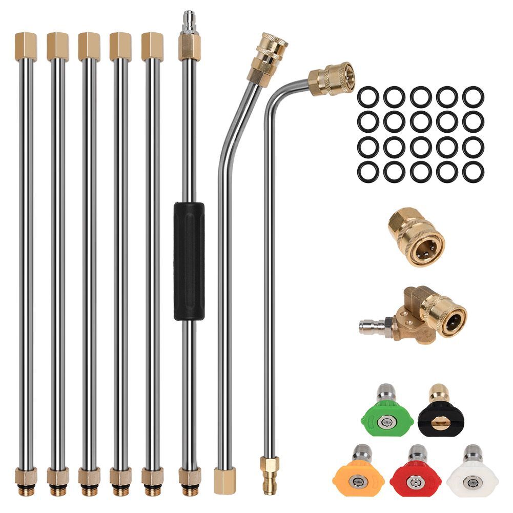 120 inch Pressure Washer Extension Wand, Replaceable Upgraded Power Washer Lance