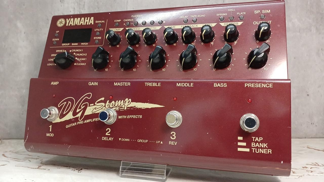 DG-Stomp Guitar Effects Pedal with Amp Models, Speaker Simulator Used
