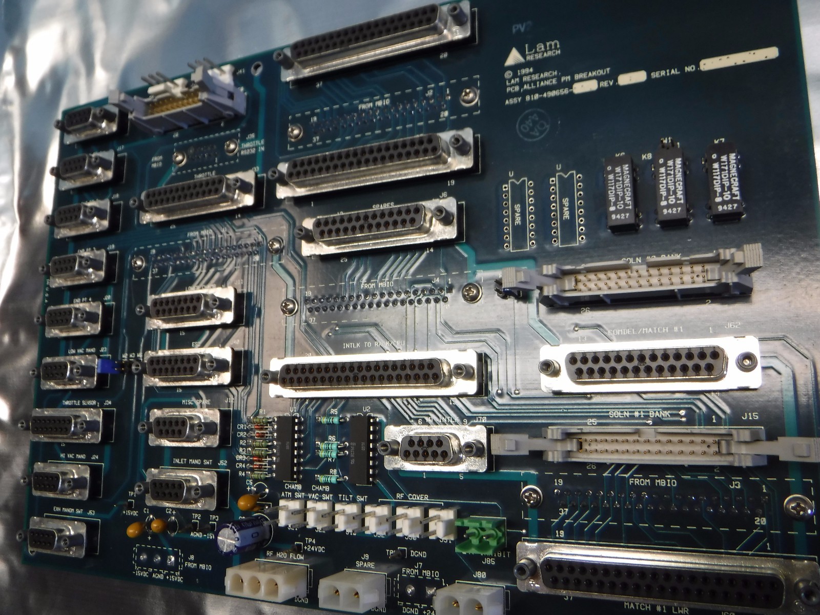 LAM RESEARCH PCB,ALLIANCE PM BREAKOUT 810-490656-001