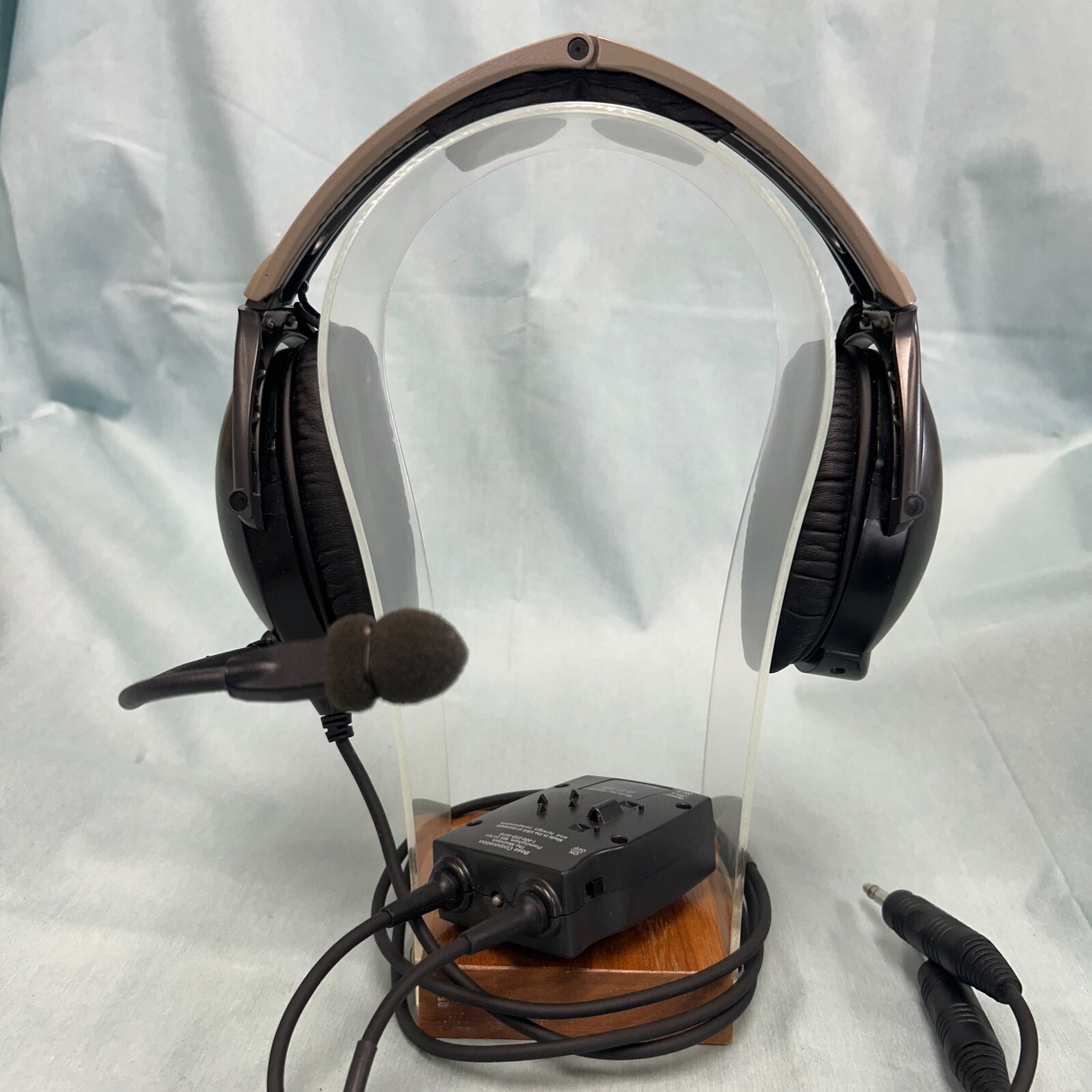 Bose X Aviation Dual GA Plugs ANR Noise Cancelling Headset AHX-02 with Case