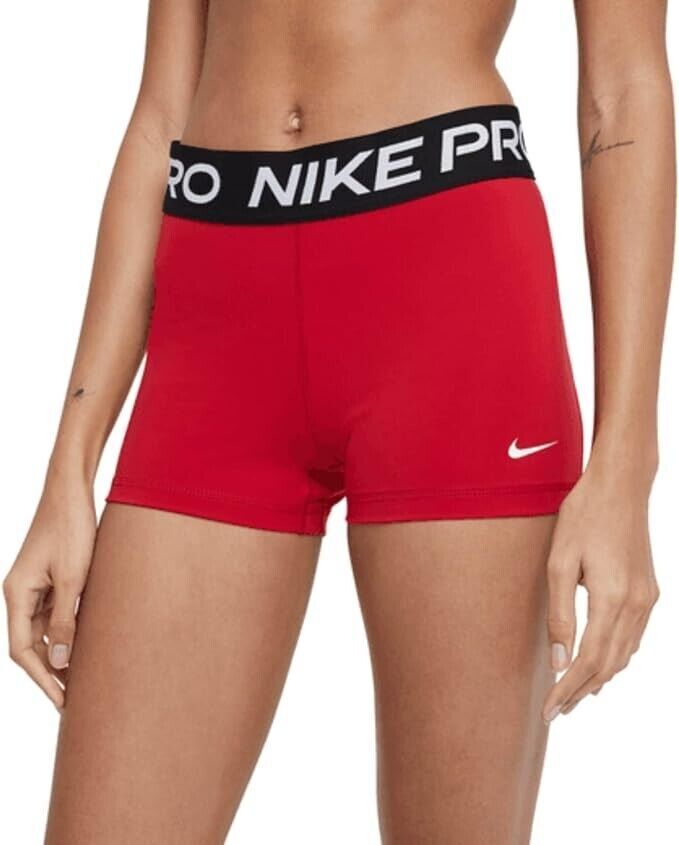 NWT Size XS Women's Nike Pro 365 3" Compression Short RED CZ9857-687