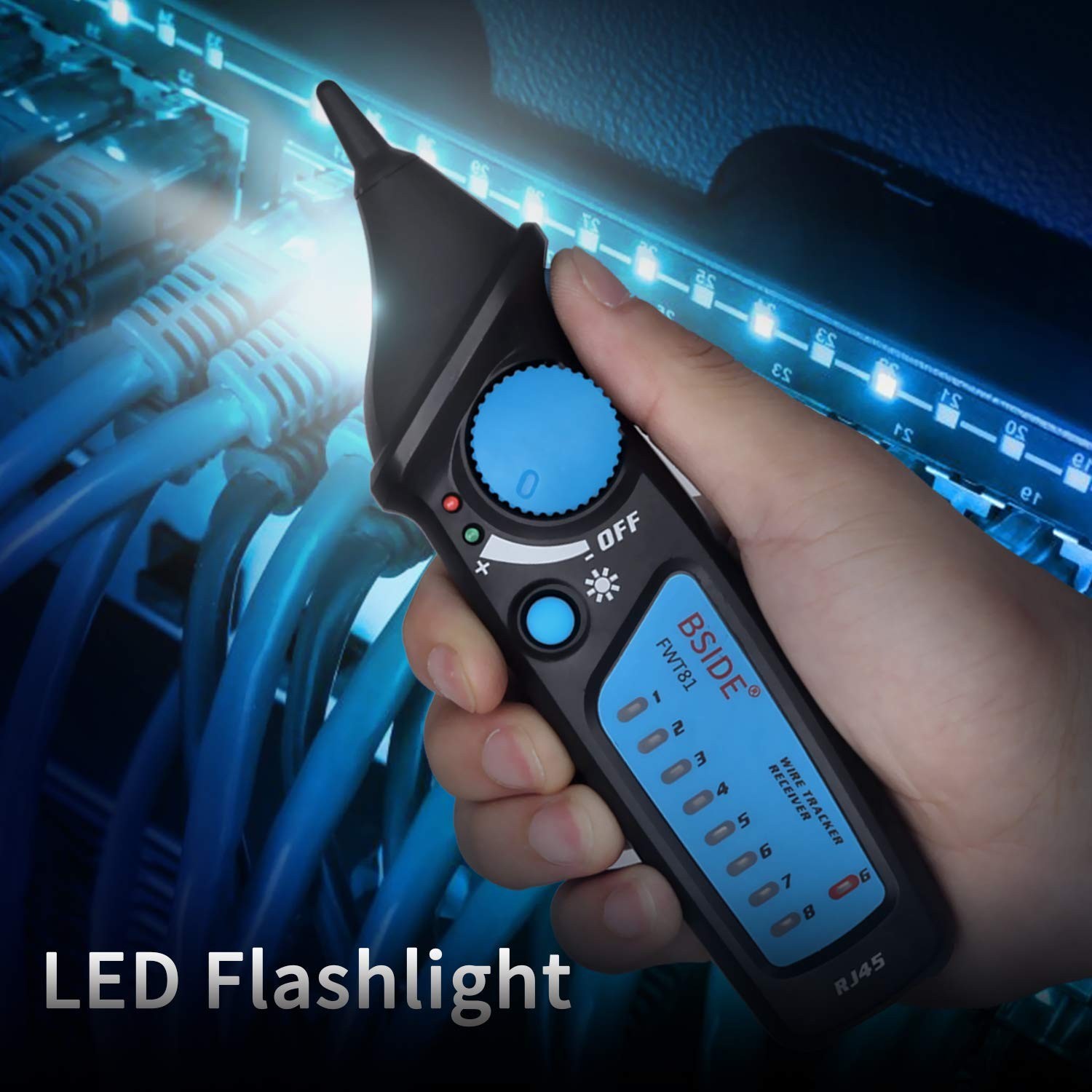 Compact Wire Finder Tool with Super Anti-Interference - Includes Carrying Case