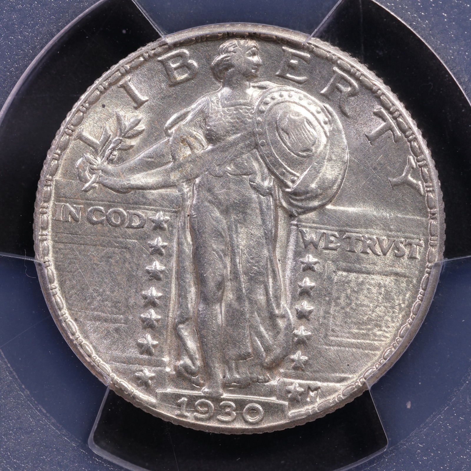 1930 Standing Liberty Quarter, PCGS AU-58
