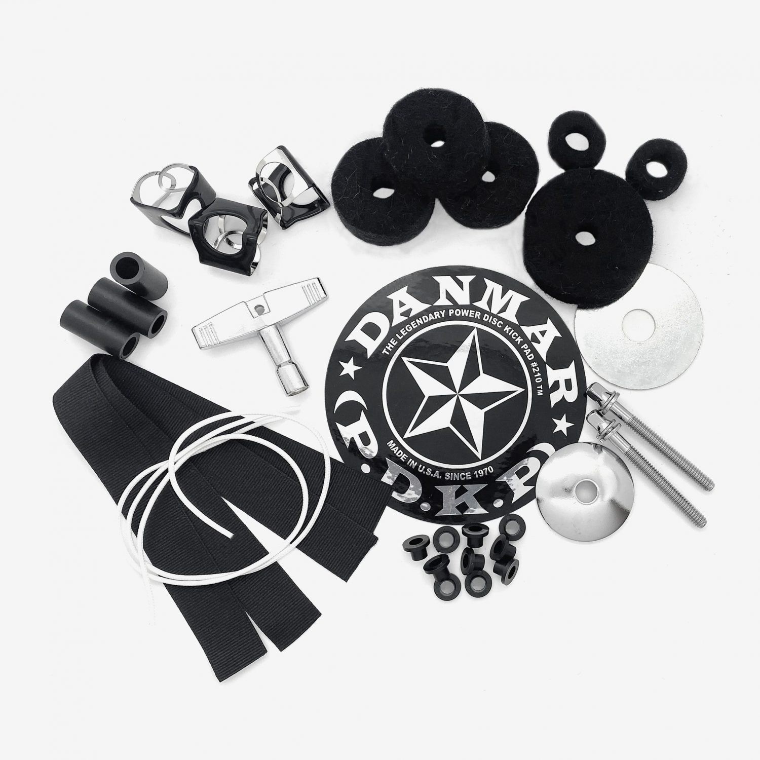 Danmar - 618 - Drum Tech Kit- 32 Piece Drum Replacement Part Kit