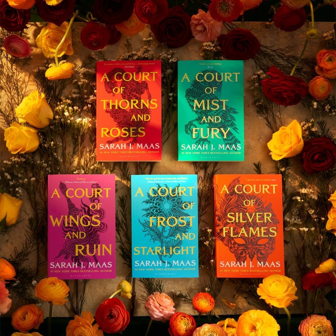 Sarah J. Maas 5 Books Collection Set A Court of Thorns and Roses Series......