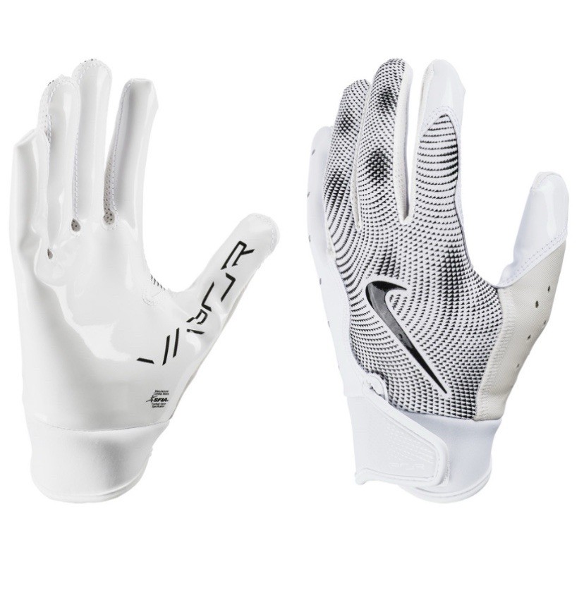 Nike Vapor Jet 8.0 Football Receiver Gloves Size Youth Small NEW $40 White/Black