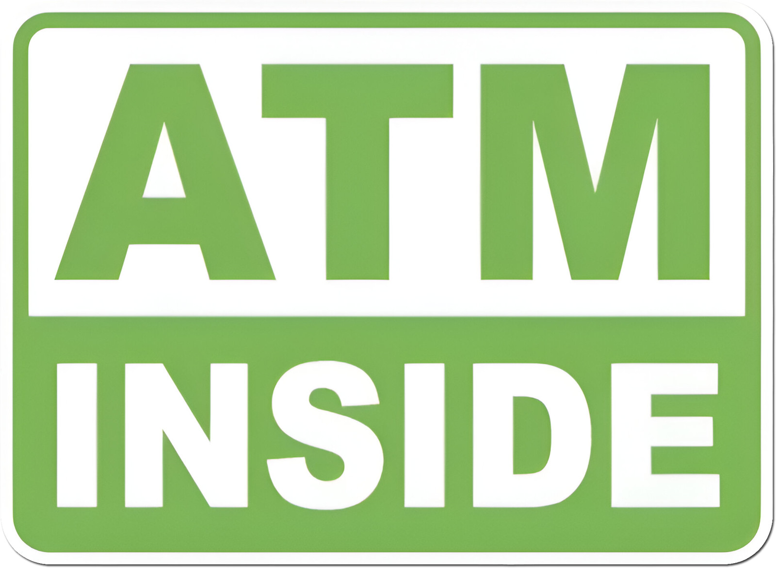ATM Sticker Decal