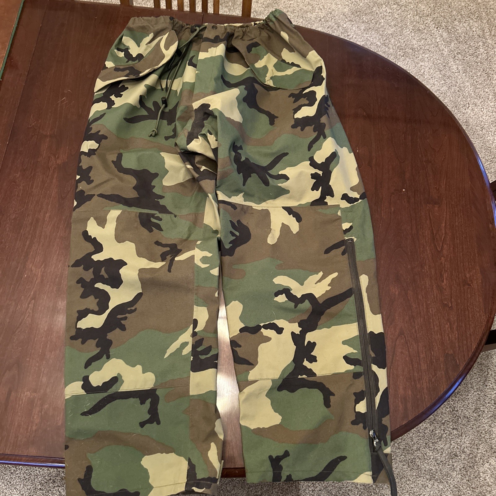 Cold Weather Pants Trousers Large RegWoodland Camo 8415-01-228-1349 Waterproof