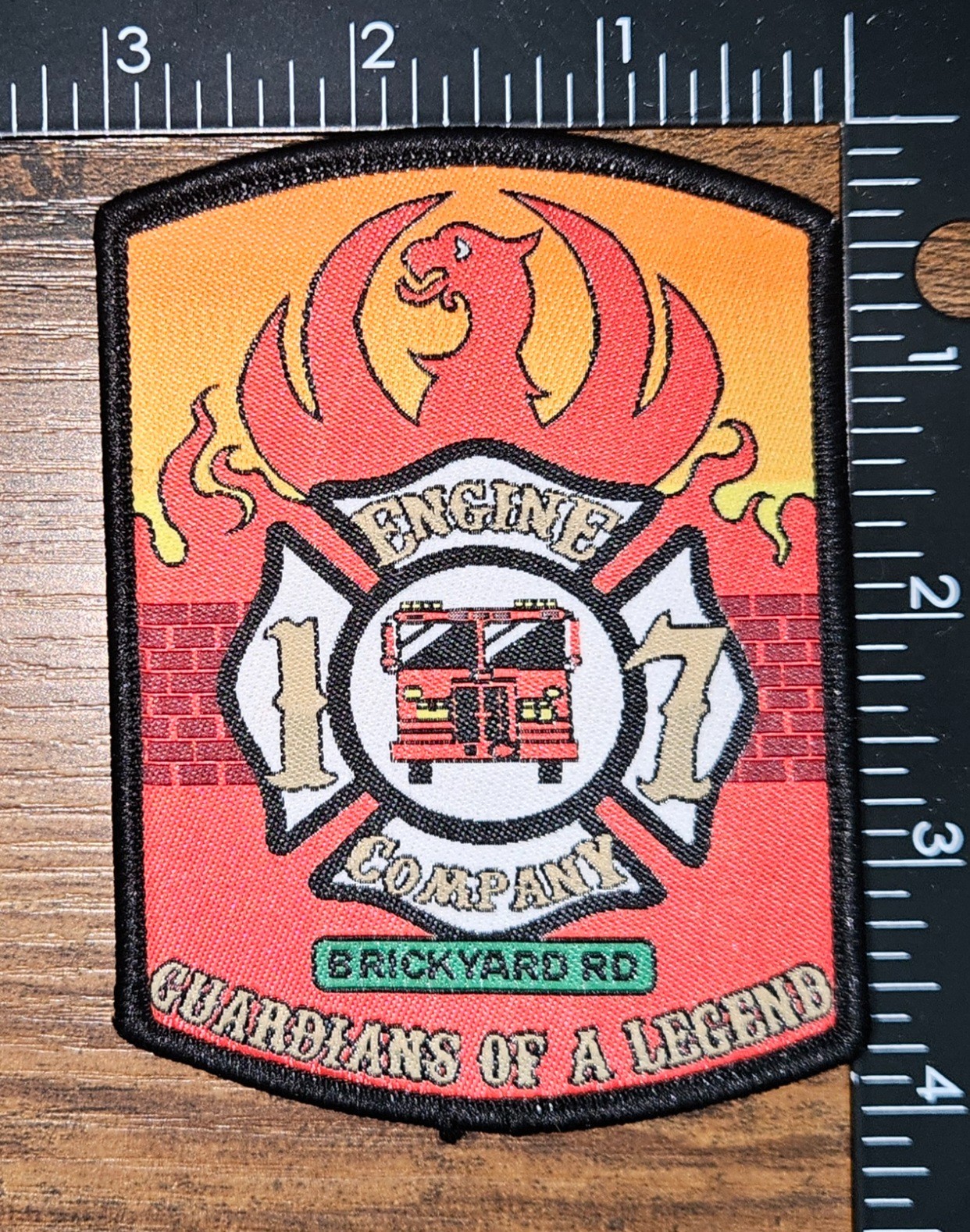 Engine 17 Company Brickyard Rd Guardians of a Legend Shoulder Patch
