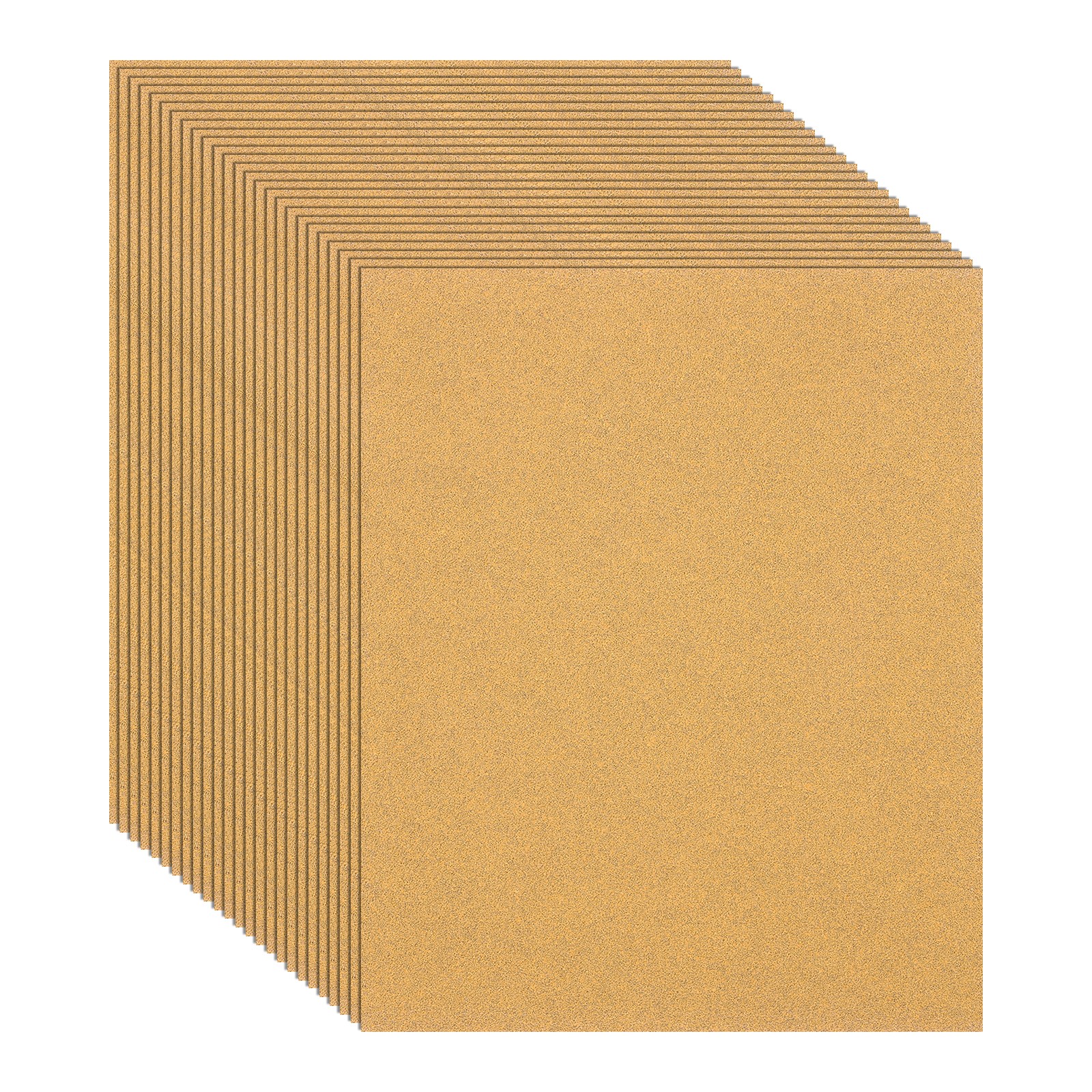 25 Pack 4.5" x 5.5" Sandpaper, 60 Grit Sand Paper for Wood Furniture Floor