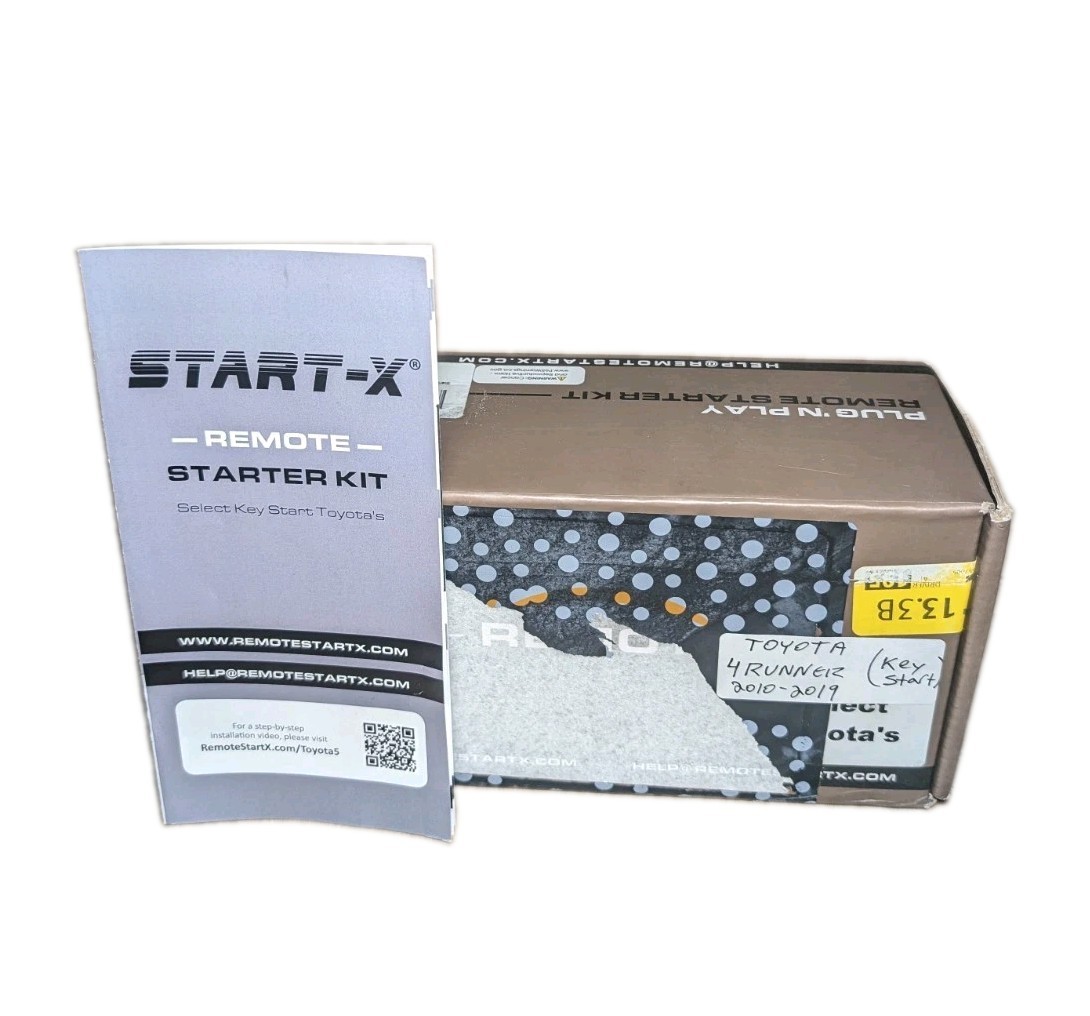 Start-X Remote Starter Kit TOYOTA 4RUNNER (2010-2019) Key Ignition Only