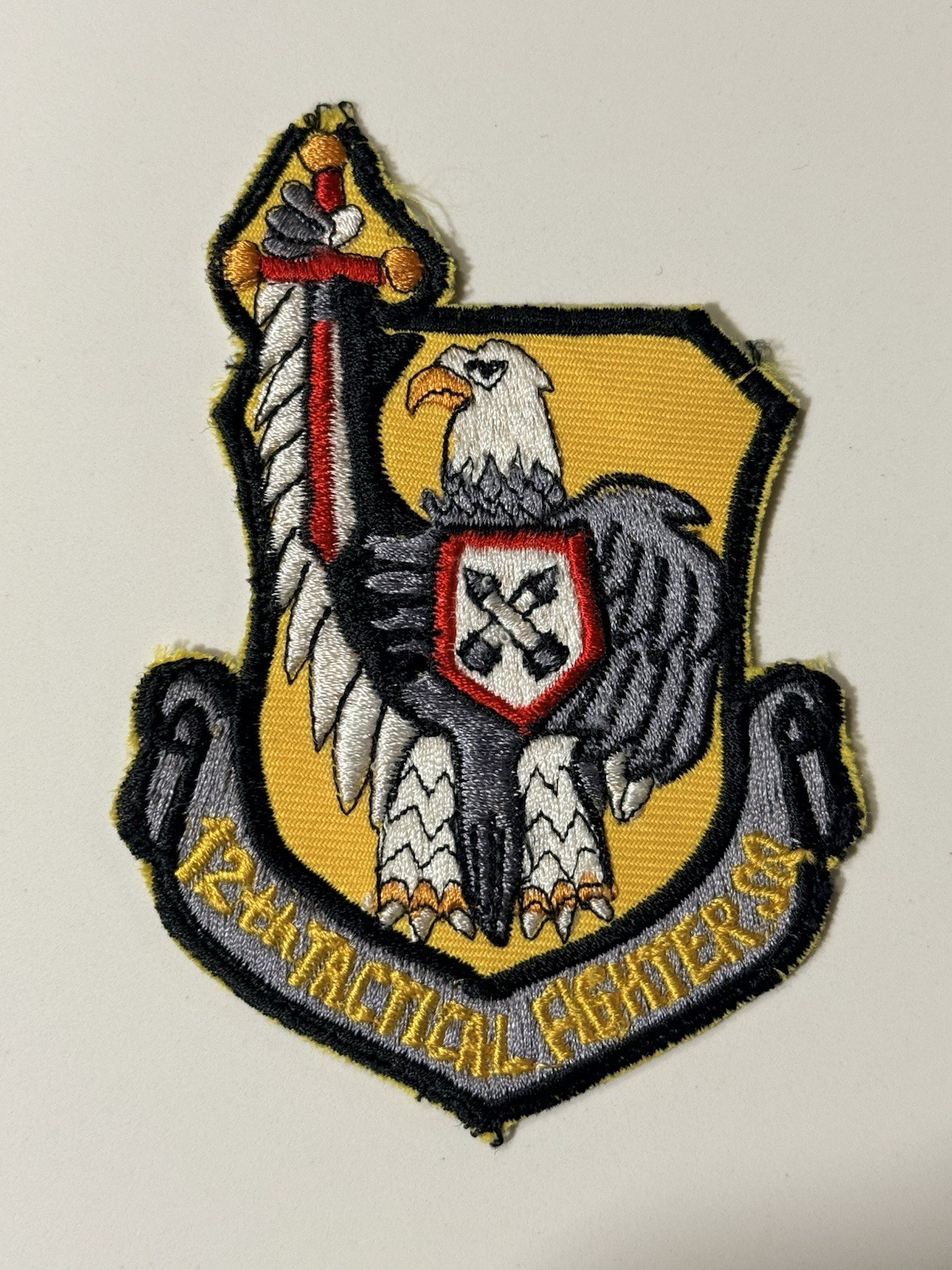Vietnam War USAF US Air Force 12th Tactical Fighter Squadron “Dirty Dozen” Patch