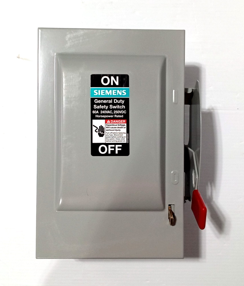Siemens - GNF322 - General Duty Safety Switch - 60A - NEW