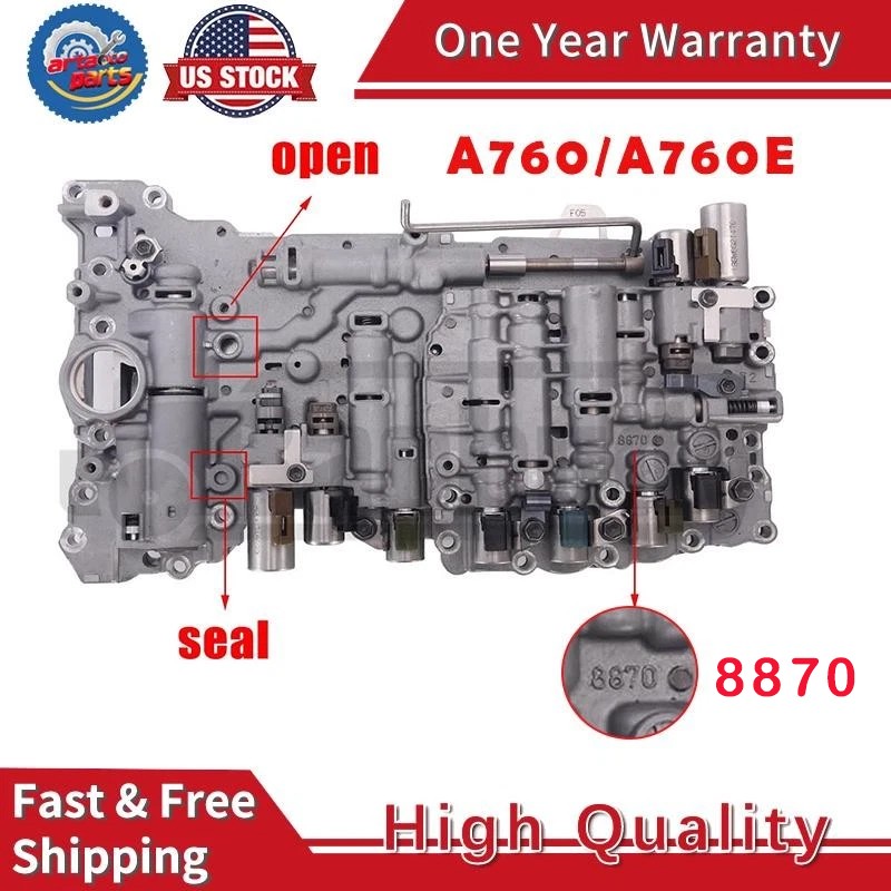 Transmission Valve Body w/ 9 Solenoids Fit Lexus IS350 GX460 A760 A760E A760F