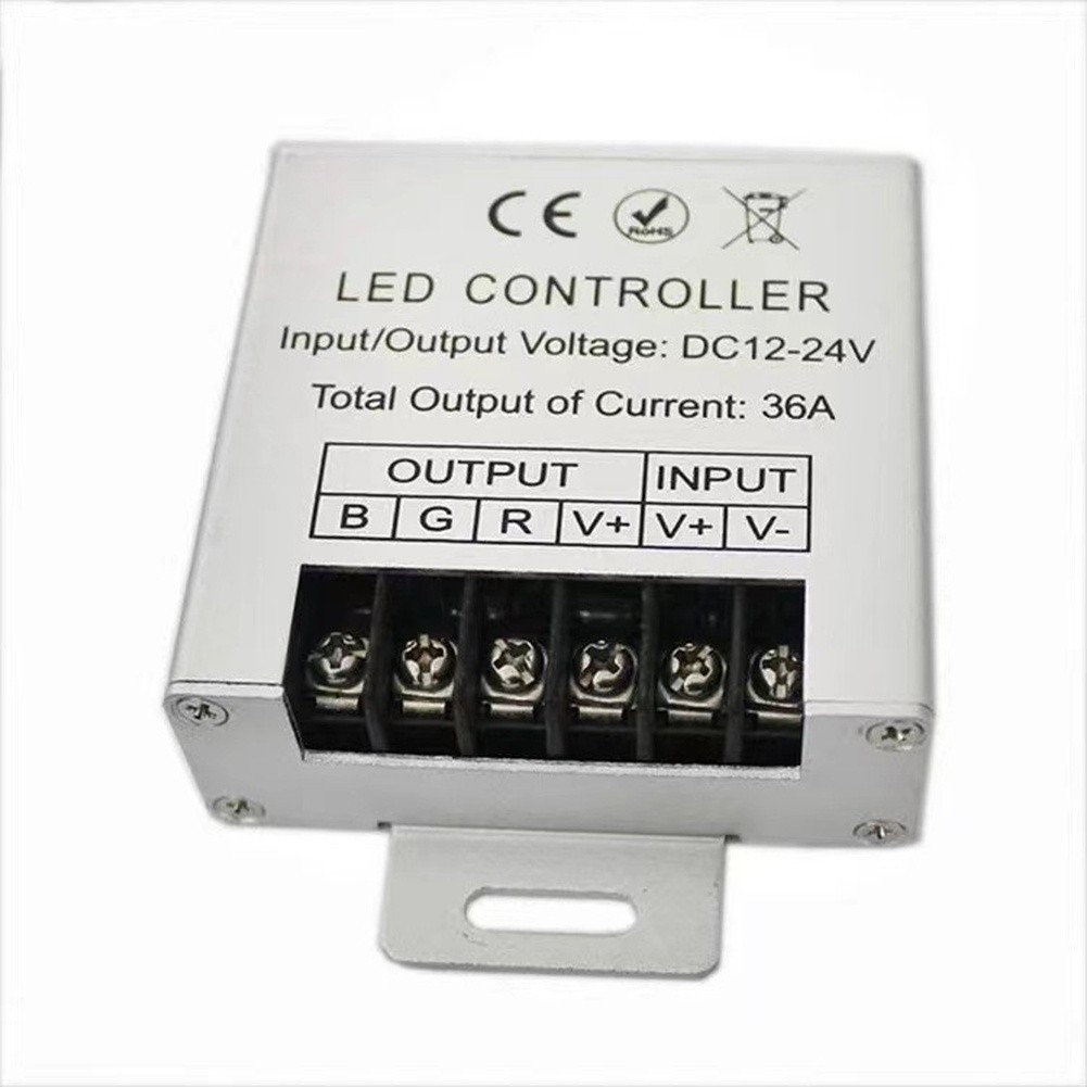 23 Key Monochrome Aluminum Shell 36A Light Controller LED Controller DC12-24V