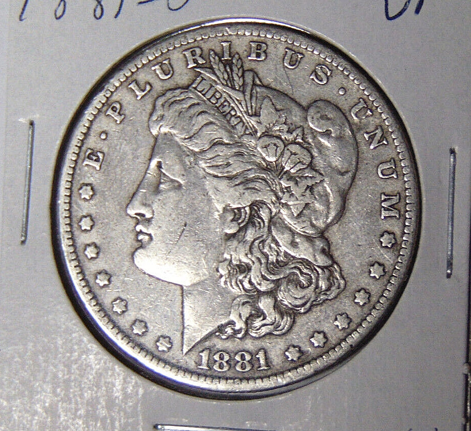 1881-O Morgan Silver Dollar VF New Orleans Mint Dollar (121023)