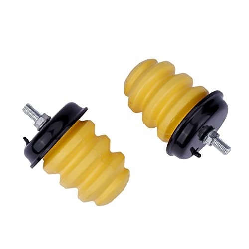 ONER Pair Of Rear Axle Bumper With Nuts，Compatible With 99-07 ChevySilverado