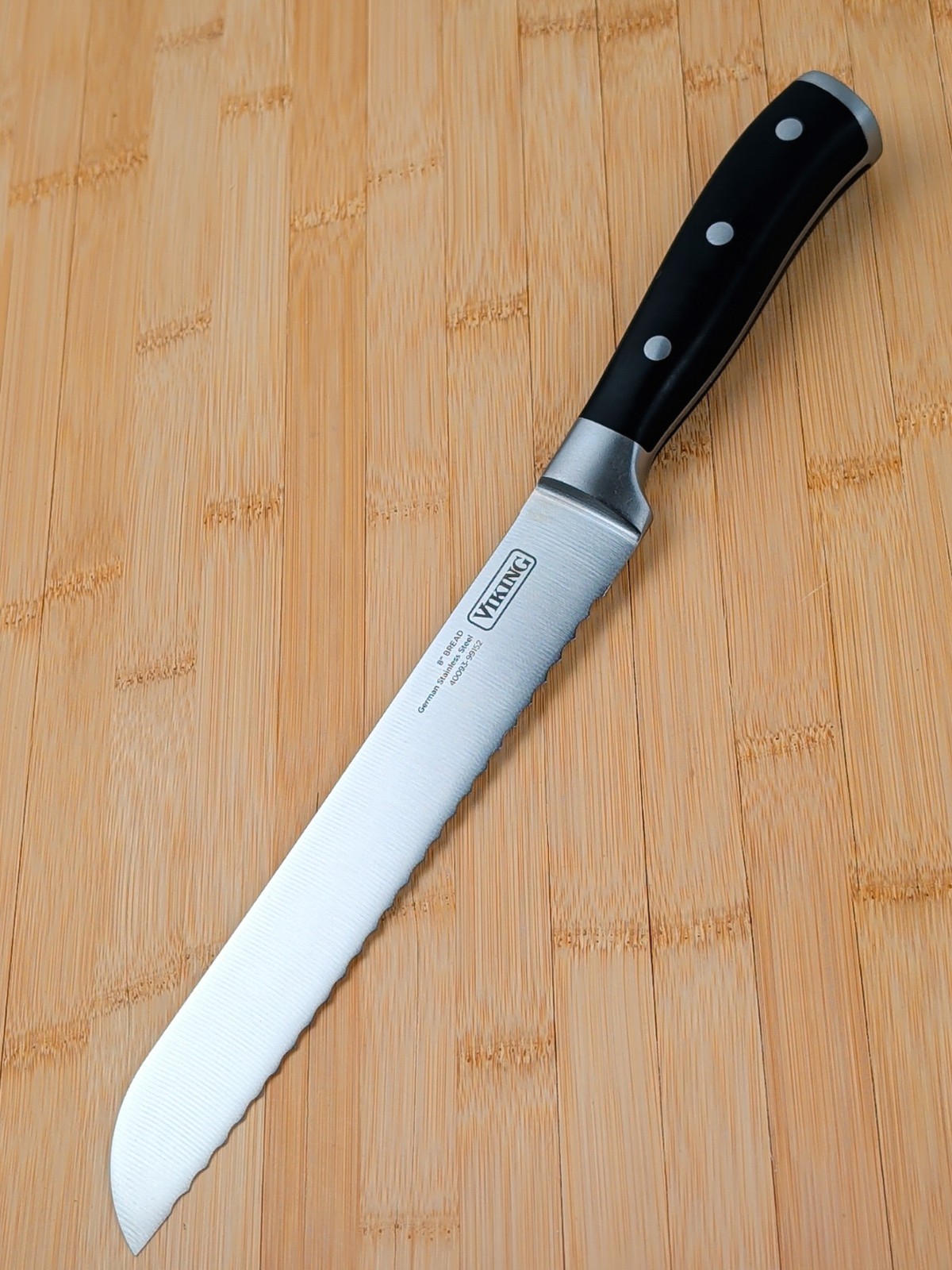 VIKING 8" BREAD Knife, FORGED X50CrMoV15 GERMAN Stainless Steel, 40093, NEW