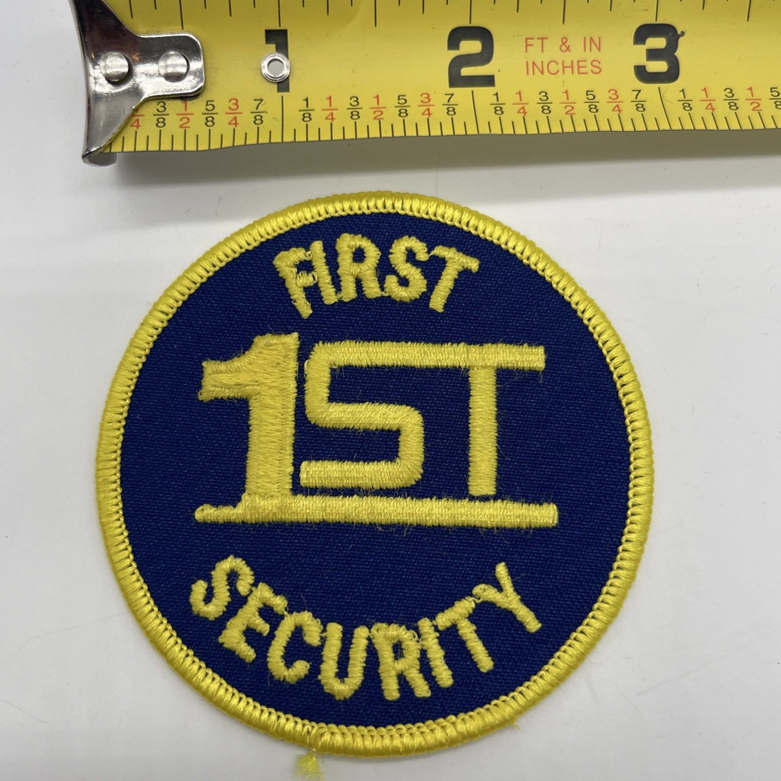 First Security Company 1st Security ERROR Patch Security Guard 3” Round