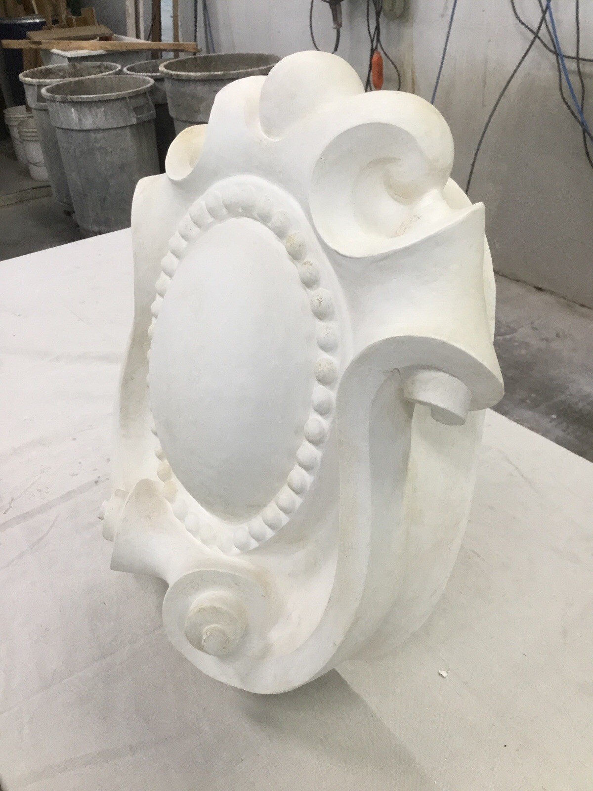 Architectural Shield Mold For Concrete And Plaster