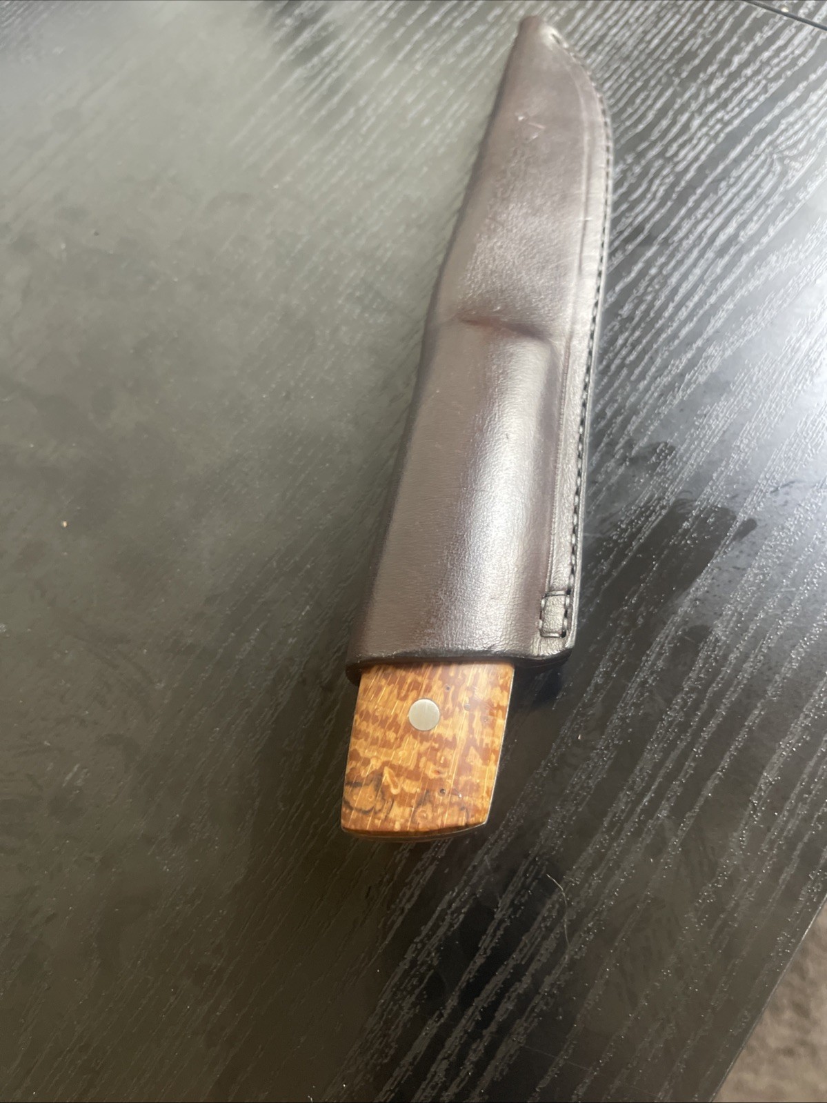malanika puukko Elmax Full Tang Maple Burl