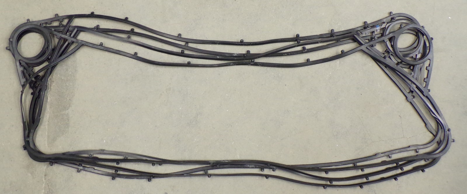 LOT OF 4 AGC, HEAT EXCHANGER PRO 3 FLOW GASKET SNAP IN NBR, AGPRO31N, 3" PORT
