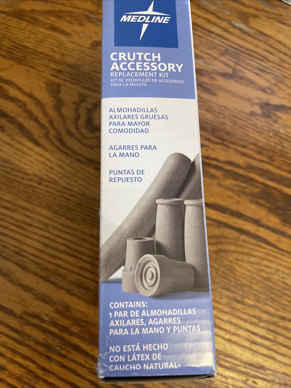 Crutch Accessory Replacement Kit, Gray