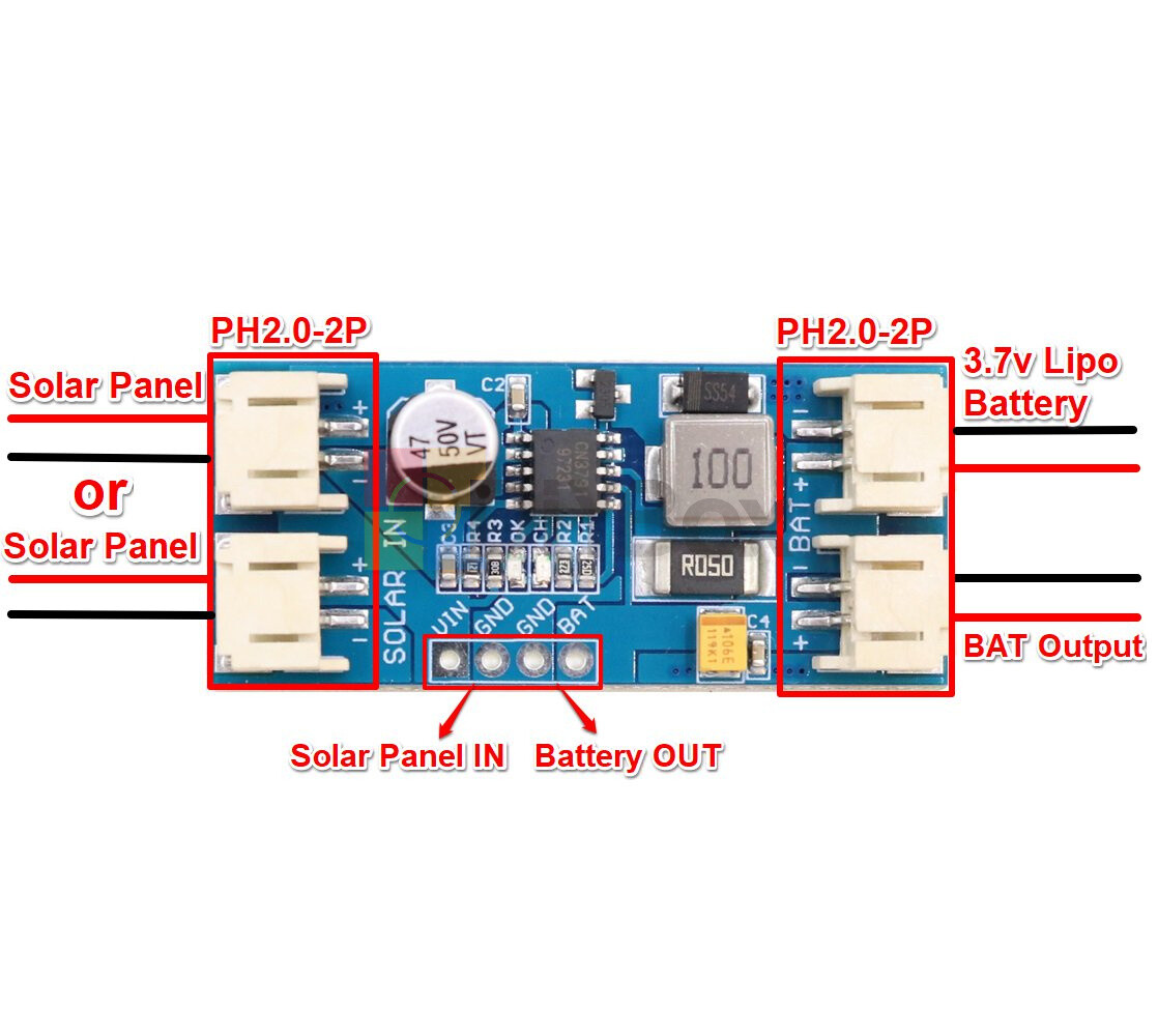 CN3791 6V MPPT Solar Panel Regulator Controller Lithium Battery Cell Charging
