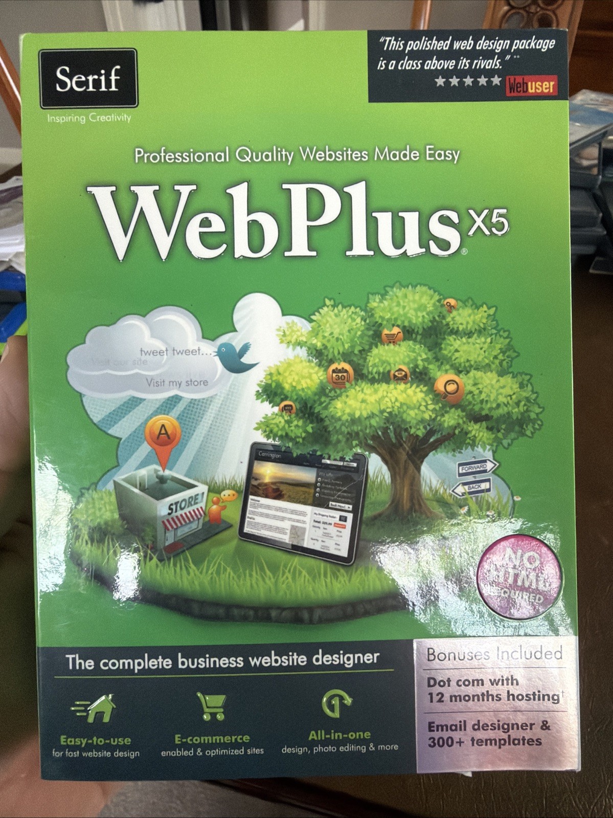 SERIF WEBPLUS X5 - Cd, Code, Booklet And More