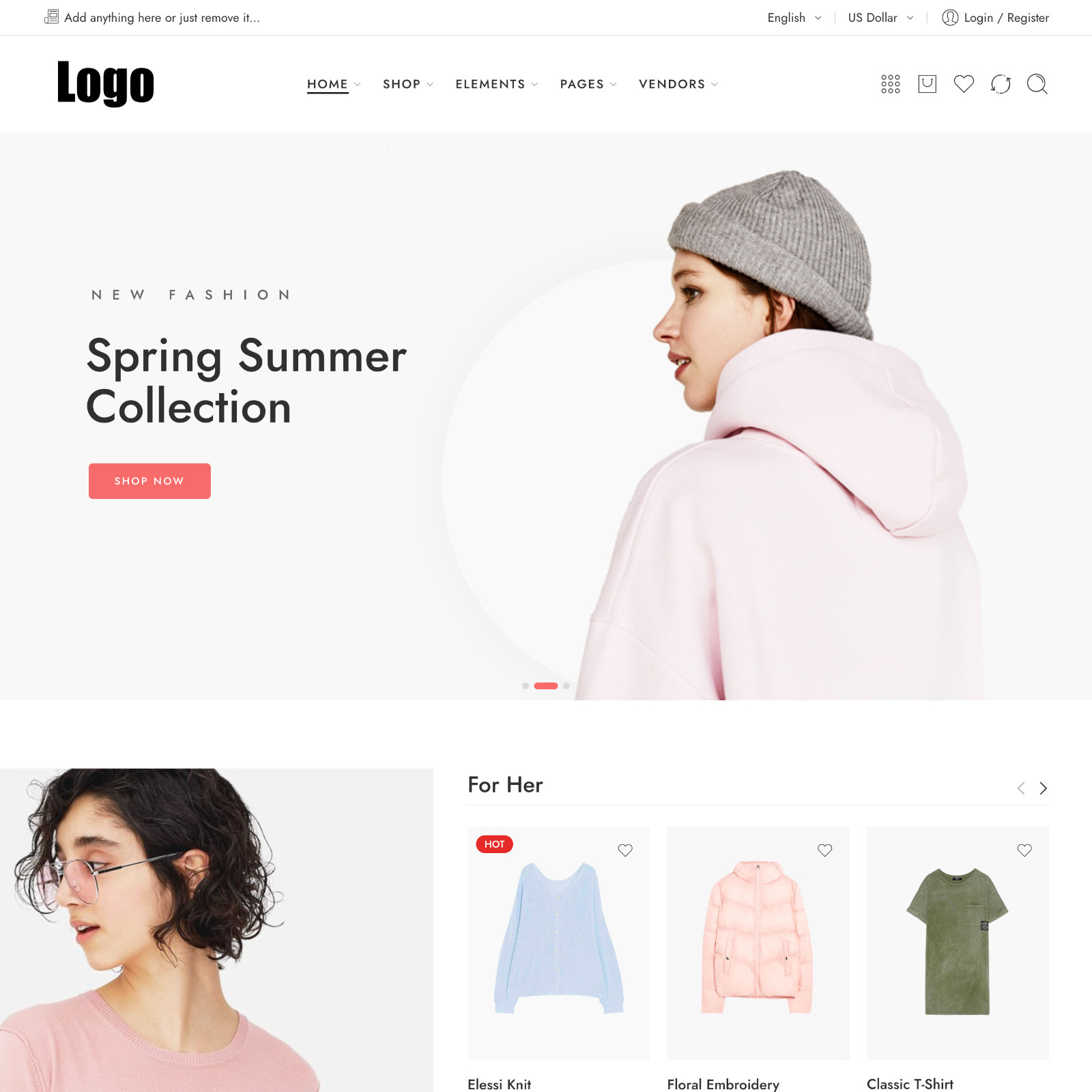 Apparel Websites Design for Sale with Free VPS Web Hosting