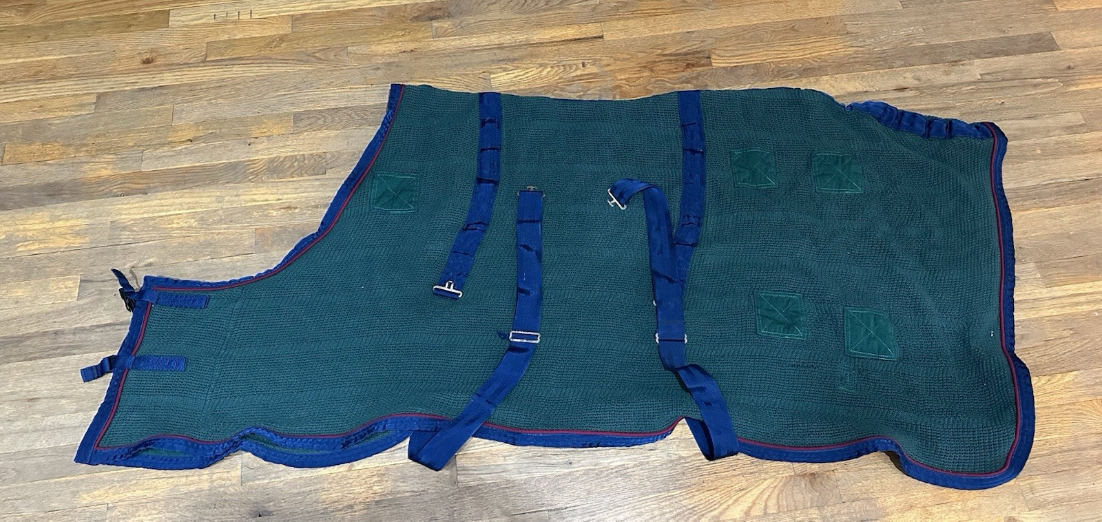 Horse Tack - 67” Green Cotton Scrim Stable Sheet