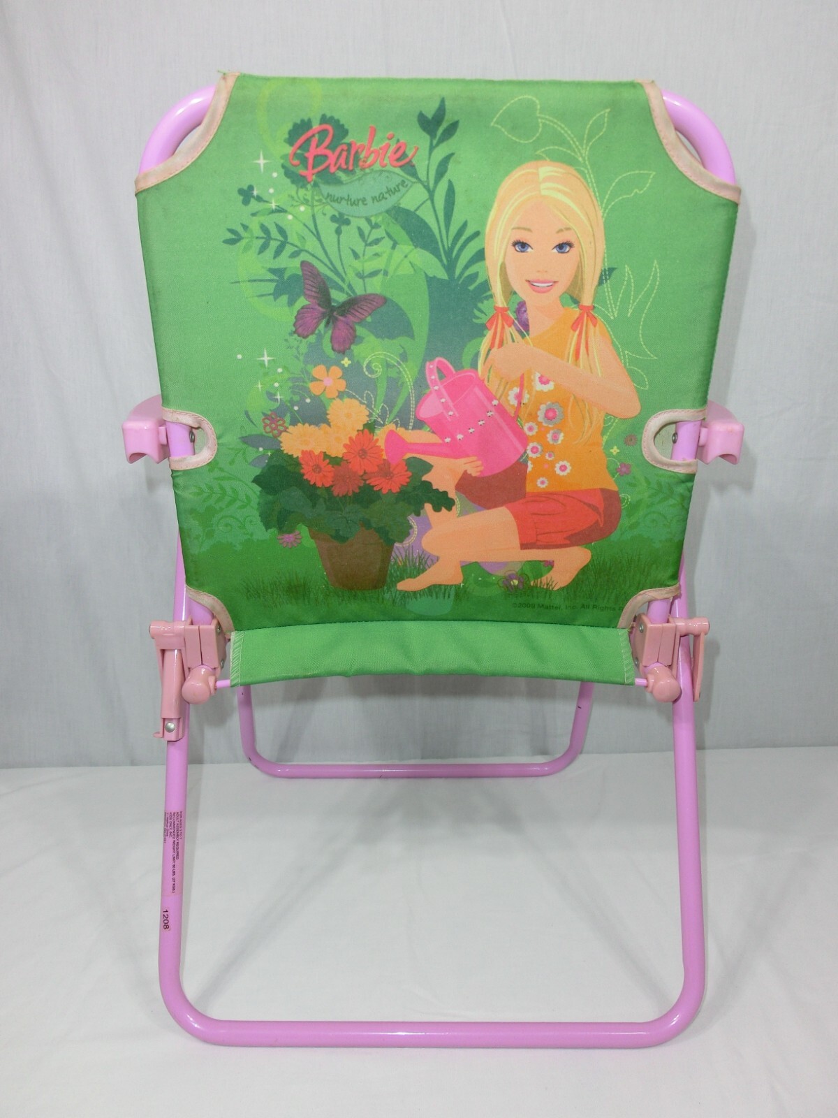 Vintage 2009 Barbie Folding Chair by Mattel Child Lawn Children's Youth